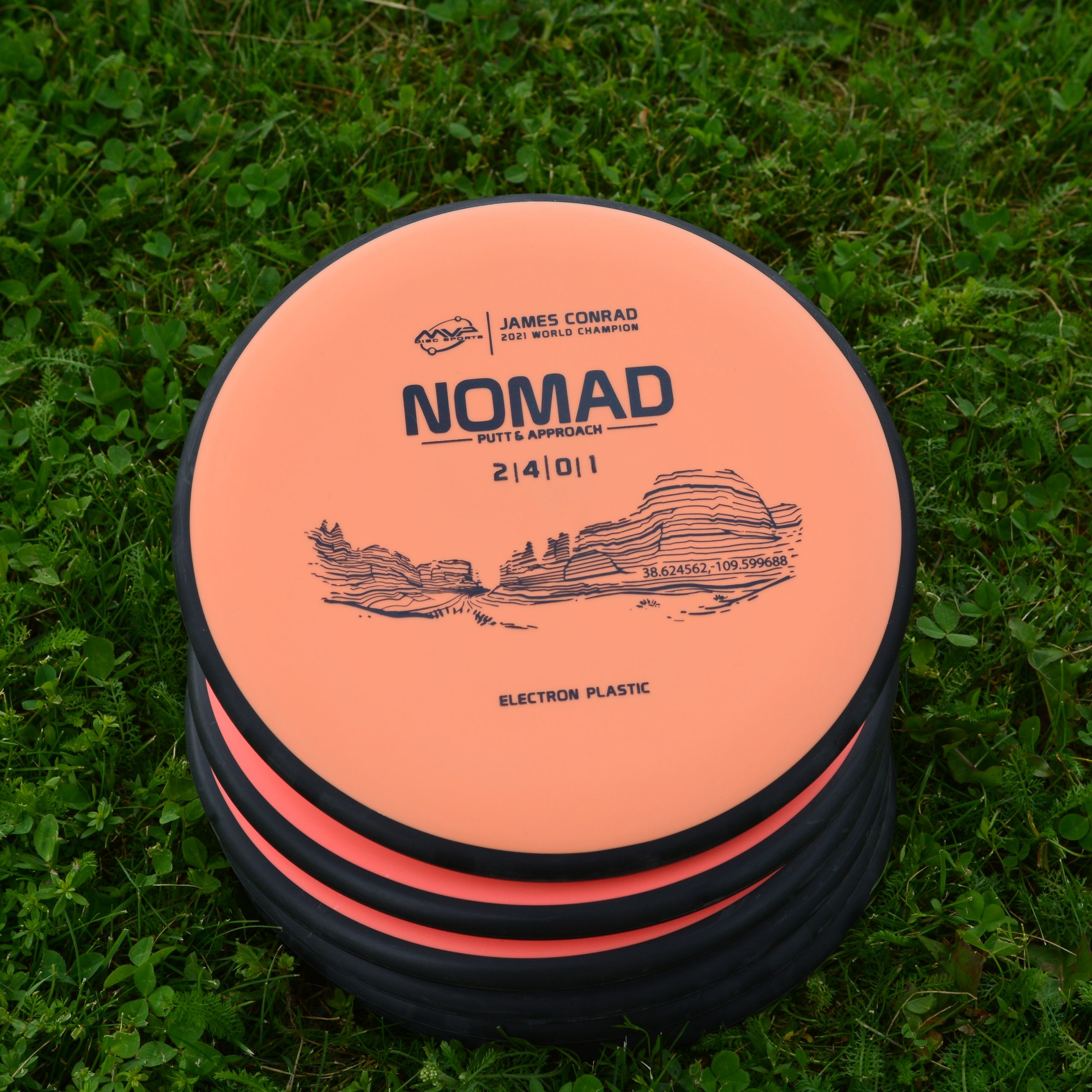 MVP Electron Nomad (6-ketta komplekt) – Oranz, 173-174g